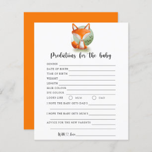 Papier Fox cub - prédictions et conseils pour bébé