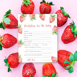 Papier Fraise - prédictions et conseils pour bébé
