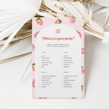 Fraise Qu'Est-Ce Qui Est Dans Votre Jeu De Baby sh