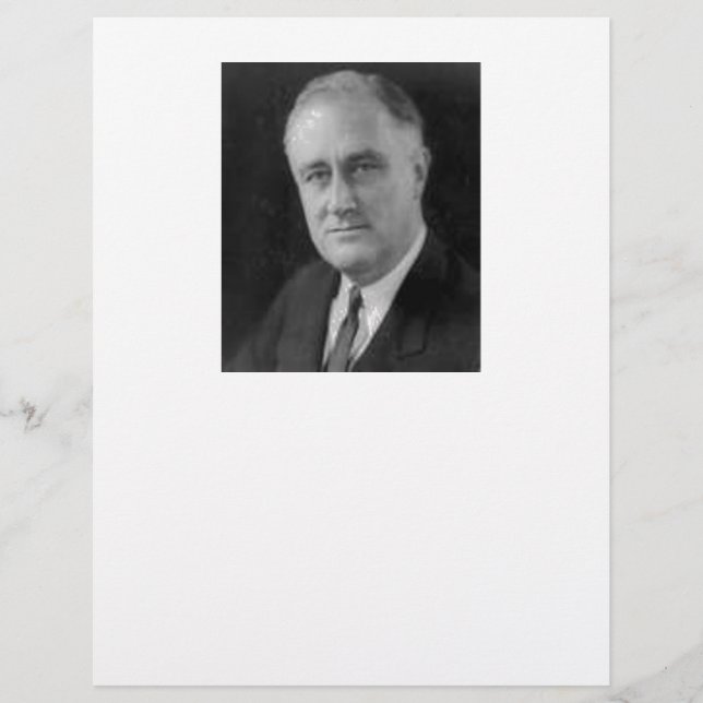 Papier Franklin D Roosevelt (Devant)