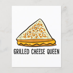Papier Fromage Grillé Queen Funny Fromage Grillé