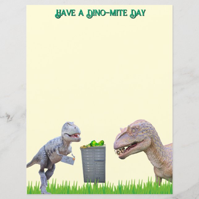 Papier Fun Dinosaur Stationery (Devant)