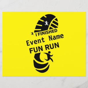 Papier Fun Run Event Cause Charité Promotion Prix