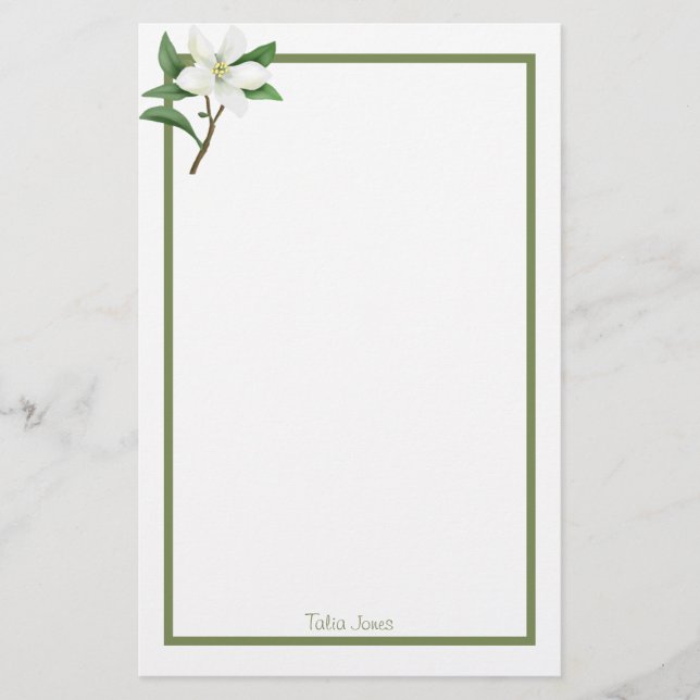 Papier für benutzerdefinierte Schreibgeräte (Vorderseite)