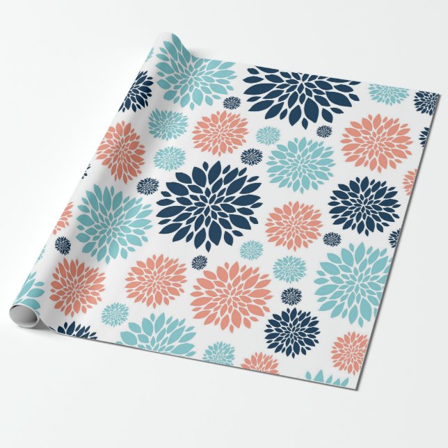 Papier für Blumenbeuteln und Korallen Geschenkpapier (Ungerollt)
