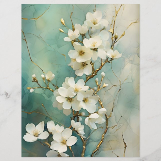 Papier für Blumenschrotpfe (Vorderseite)