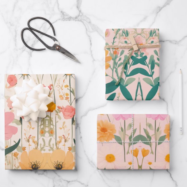 Papier für die Blumenbearbeitung (Vorderseite)