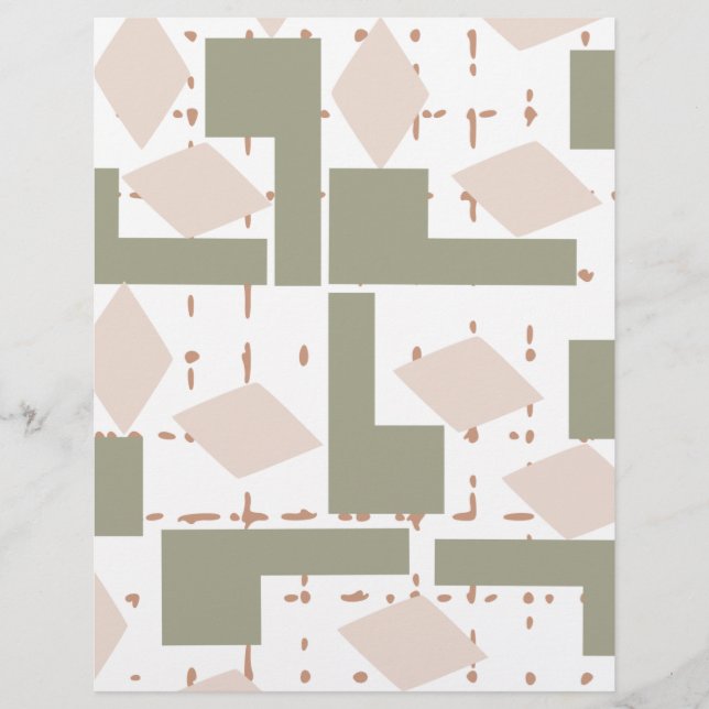 Papier für die geometrische Gestaltung (Vorderseite)