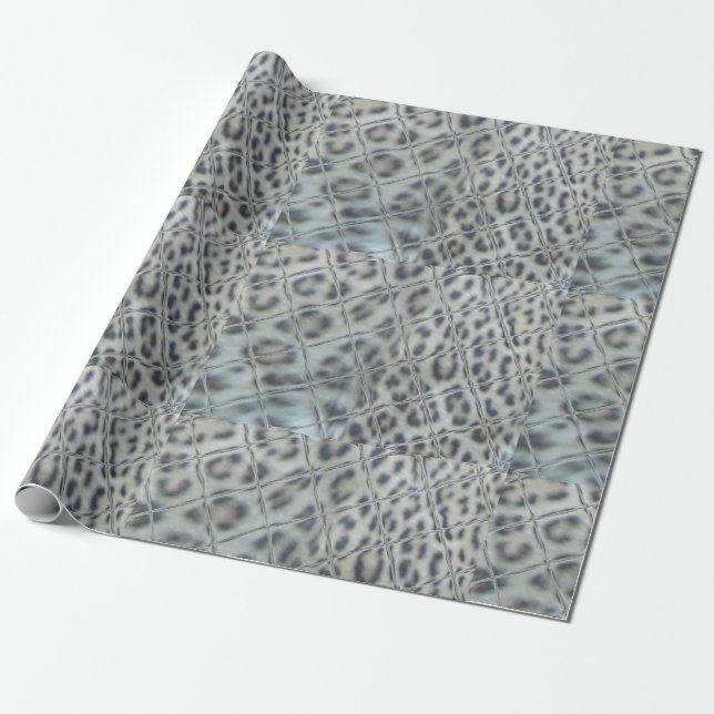 Papier für die grafische Darstellung von Leopard Geschenkpapier (Ungerollt)