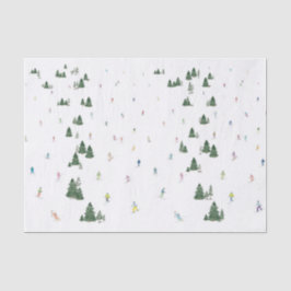 Papier für die Printwerbung Ski und Snowboard