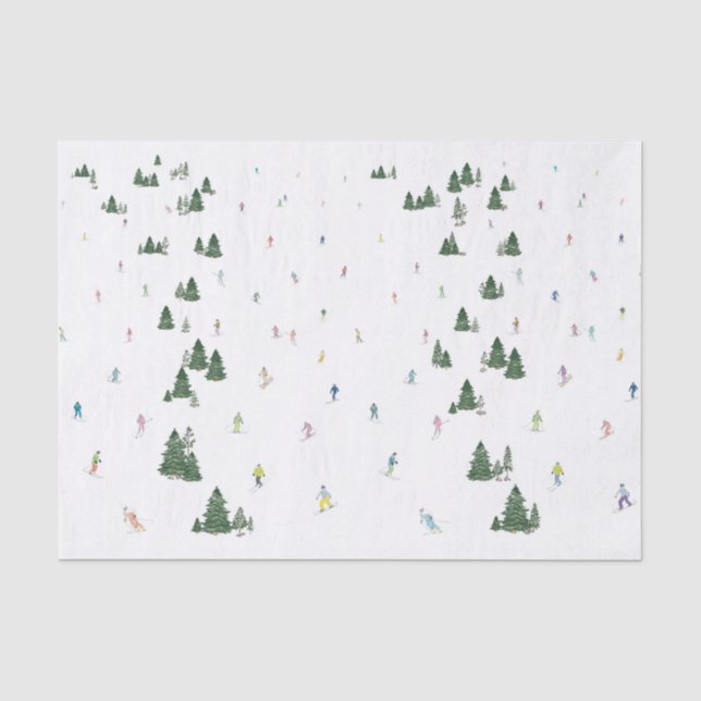 Papier für die Printwerbung Ski und Snowboard (Vorderseite)