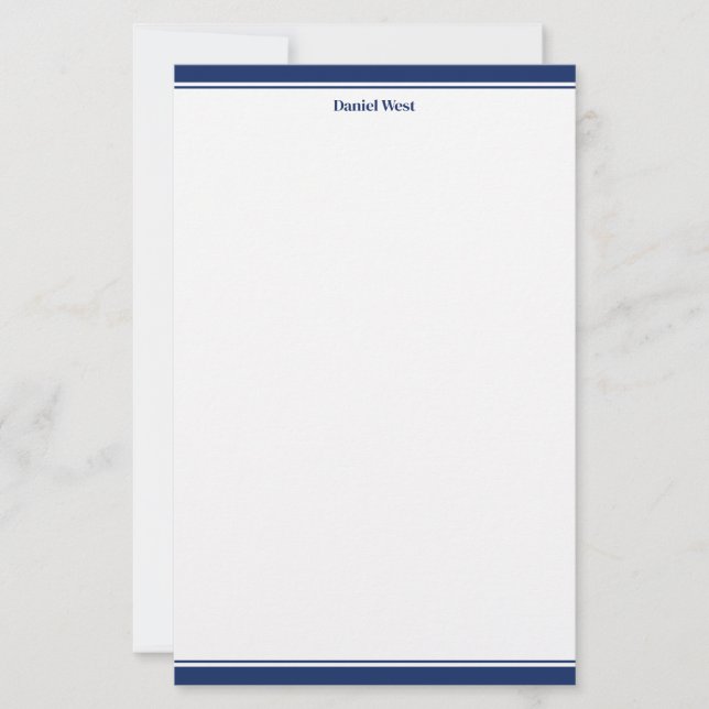 Papier für individuelle Korrespondenz (Vorderseite)
