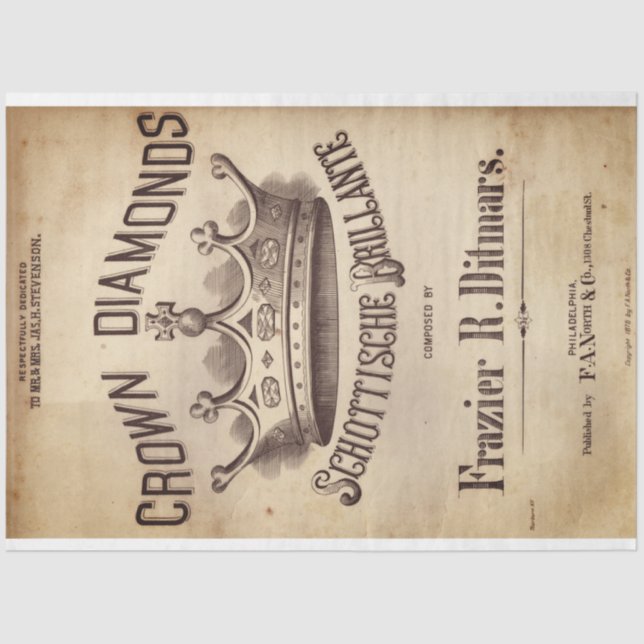 Papier für Kronen (Vorderseite)