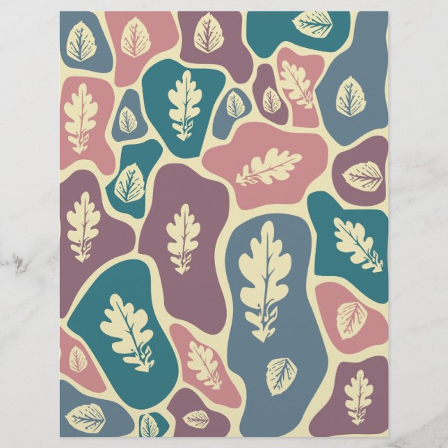 Papier für Leaf- und Steinmuster (Vorderseite)