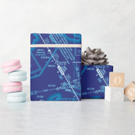 Papier für Luftcharts Geschenkpapier