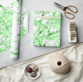 Papier für Luftcharts Geschenkpapier