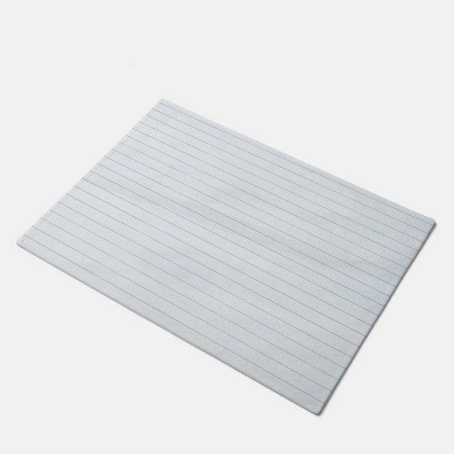 Papier Fußmatte (Schrägansicht)