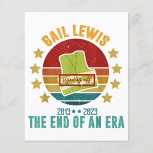 Papier Gail Lewis, Nous vous saluons, la fin d'une ère Si