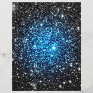 Papier Galaxie bleue et noire
