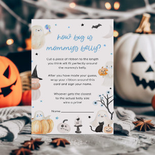 Papier Garçon Halloween Baby How Big is Mommy's Belly Jeu