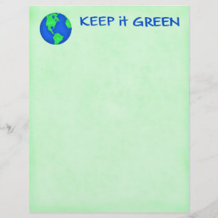 Papier Garder vert Sauver la Terre Environnement Art