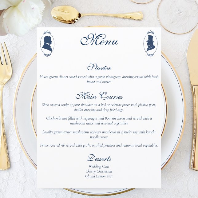 Papier Gay Grooms Regency Roses bleus (Créateur téléchargé)