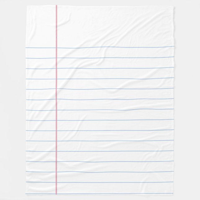 Papier géant - Couverture en polaire (Devant)