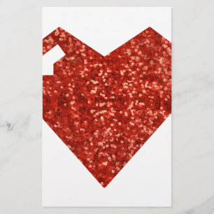 Papier geeky valentines coeur du jour