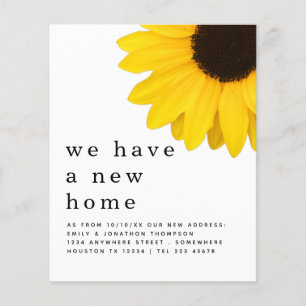 PAPIER  Gelbe Sonnenblume - Neue Zuhause-Details