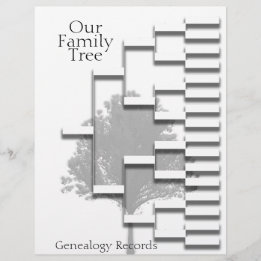 Papier généalogie de l'arbre généalogique de la famille P