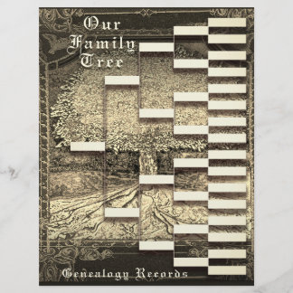 Papier Généalogie Pedigree