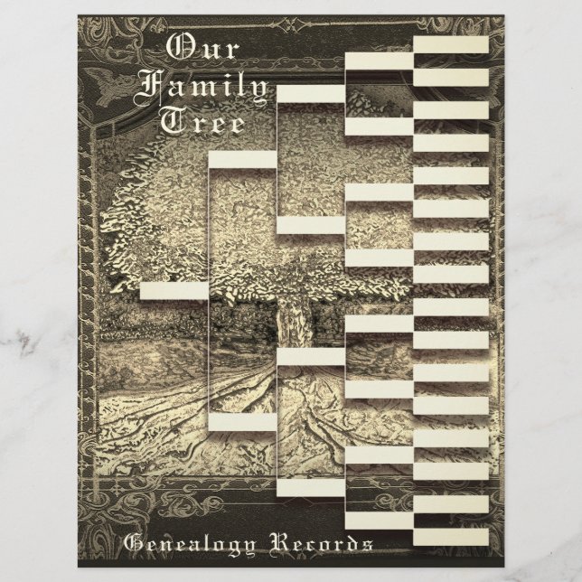 Papier Généalogie Pedigree (Devant)