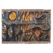 Papier-Geode-Gitarre-Umhang