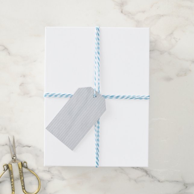 Papier Geschenkanhänger (Mit Garn)