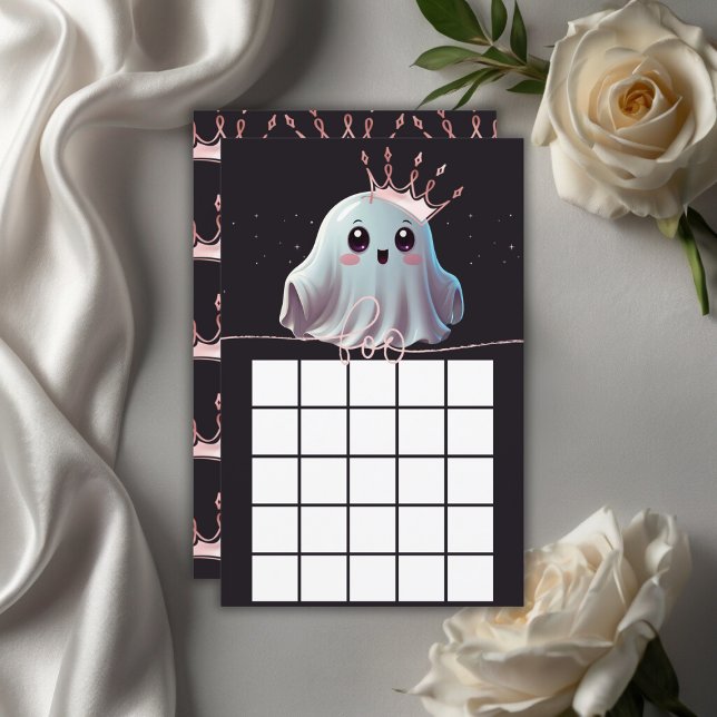 Papier Ghost Halloween Baby shower Little Boot Jeu (Créateur téléchargé)