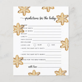 Papier Ginger cookies baby pronostics et conseils