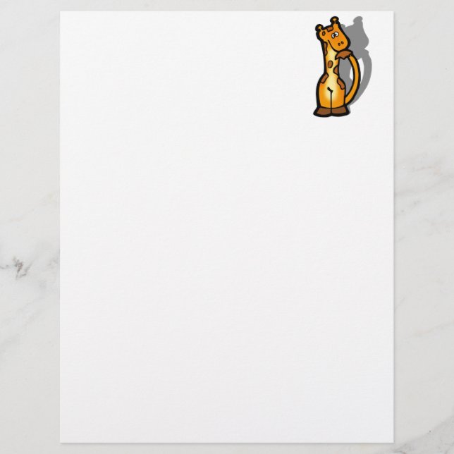 Papier Giraffe (Devant)