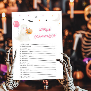 Papier Girl Little Boo est presque due Word Scramble Jeu