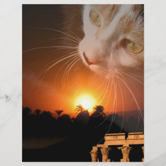 Papier Goddess égyptienne des chats