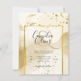 Papier Gold Pearl MARIAGE alcool ENK Abstrait LeahG