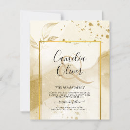 Papier Gold Pearl MARIAGE alcool ENK Abstrait LeahG