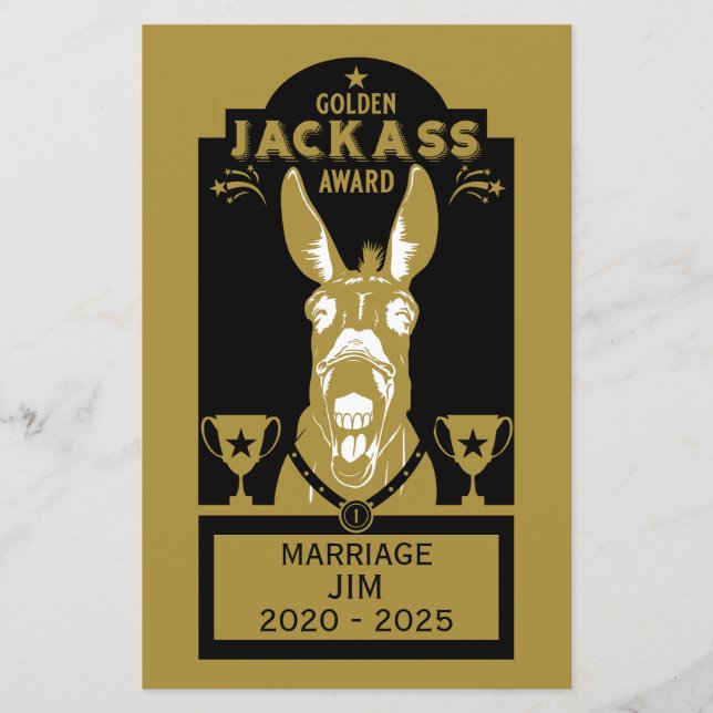 Papier Golden Jackass (Devant)