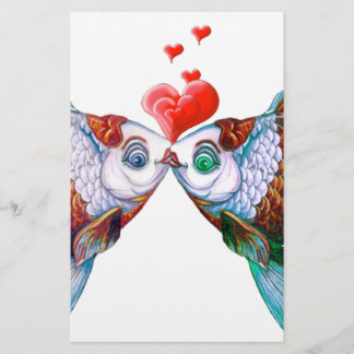 Papier Goldfish Kiss
