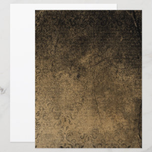 Papier gothique d'Halloween victorien Parlé