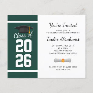 Papier Graduation 2025 Grad Party Invitation