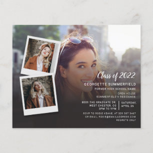 Papier Graduation 2025 Grad Party Photo Invitation