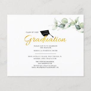 Papier Graduation 2025 Watercolor Grad Party Invitation