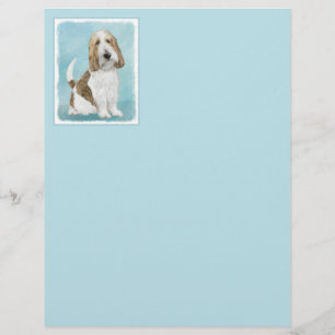 Papier Grand Basset Griffon Vendeen - Art Chien original