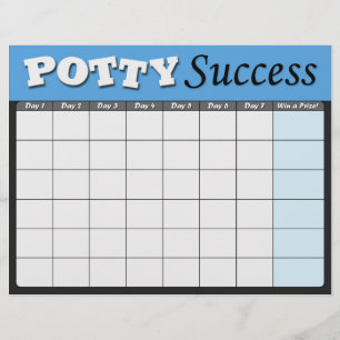 Papier Graphiques de réussite de la formation Blue Potty