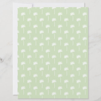 Papier green palm tree scrapbooking paper